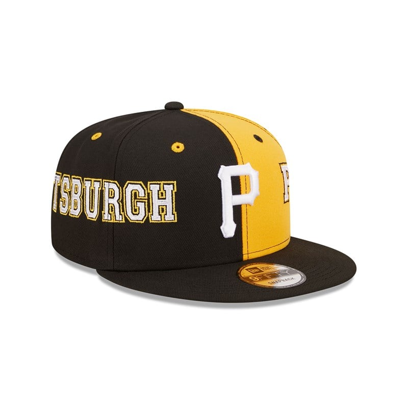 9fifty New Era Pittsburgh Pirates Teamsplit Gorras Negros | ZE0267918