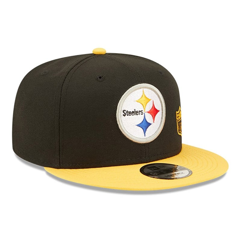 9fifty New Era Pittsburgh Steelers NFL Letter Arch Gorras Negros | YR9825317