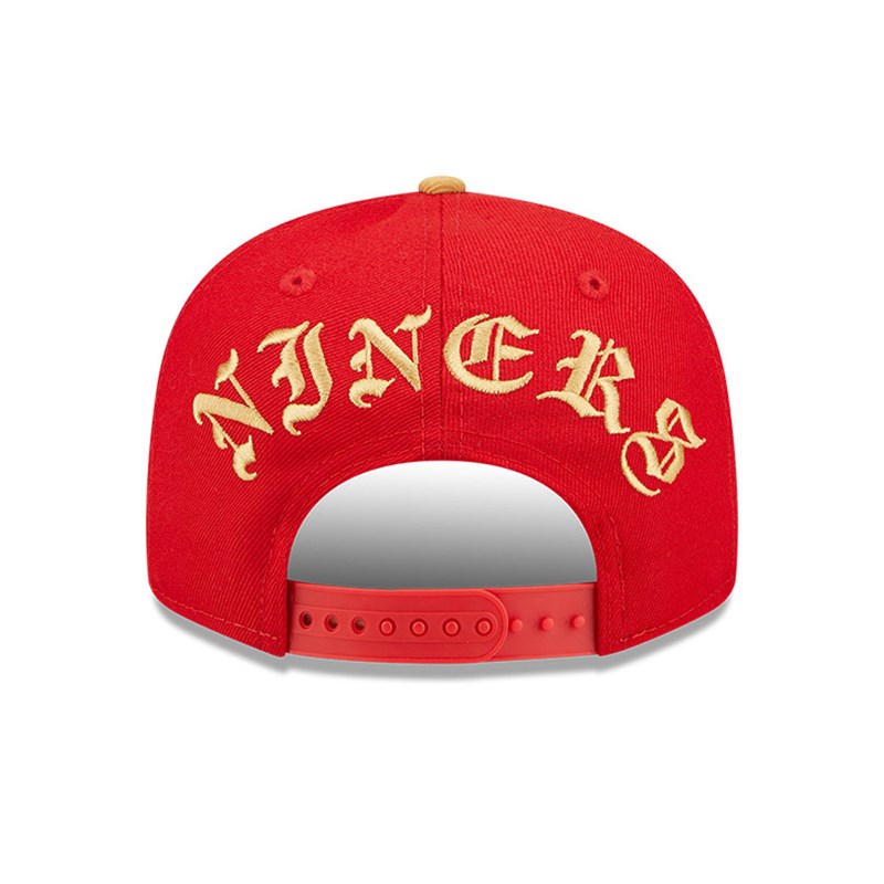 9fifty New Era San Francisco 49ers NFL Letter Arch Gorras Rojos | VC3024679