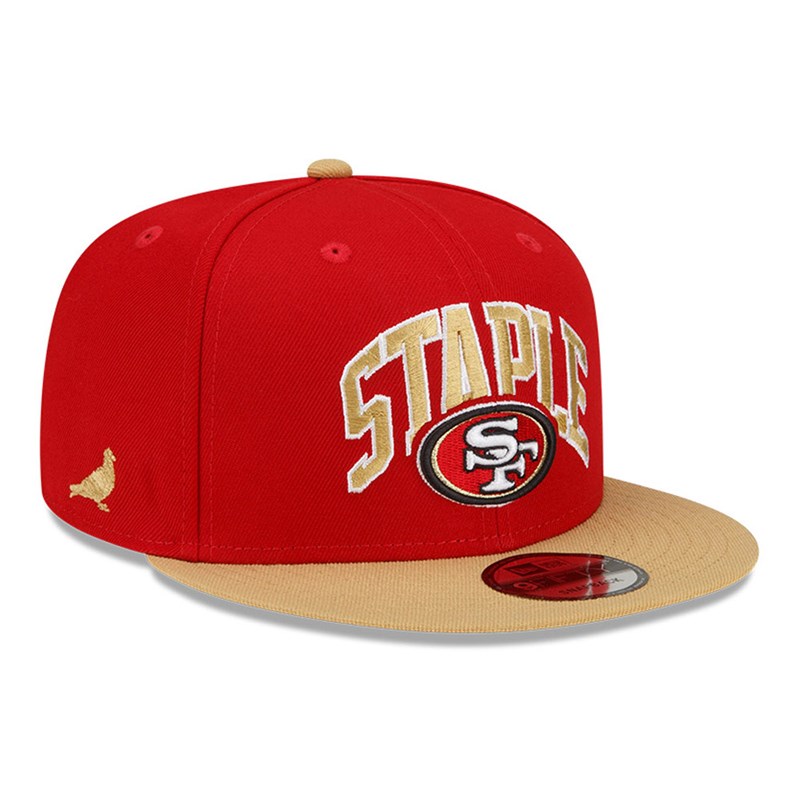 9fifty New Era San Francisco 49ers X Staple Gorras Rojos | WR5408197