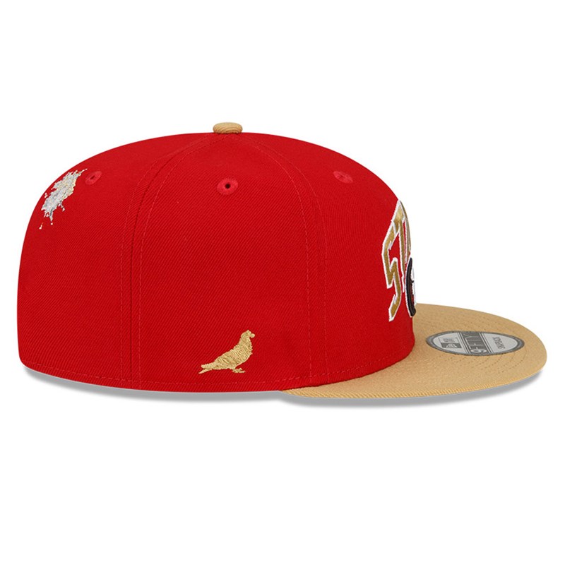 9fifty New Era San Francisco 49ers X Staple Gorras Rojos | WR5408197