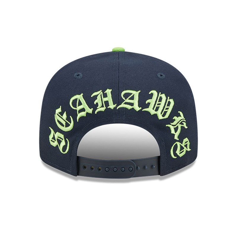 9fifty New Era Seattle Seahawks NFL Letter Arch Gorras Azules | VS9518607