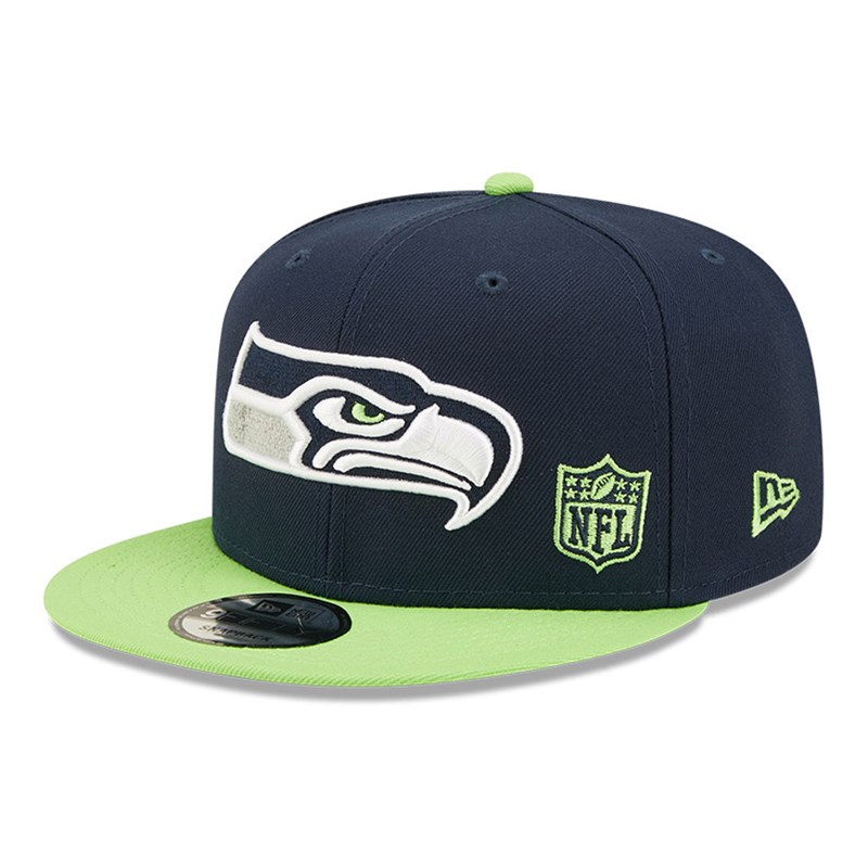 9fifty New Era Seattle Seahawks NFL Letter Arch Gorras Azules | VS9518607