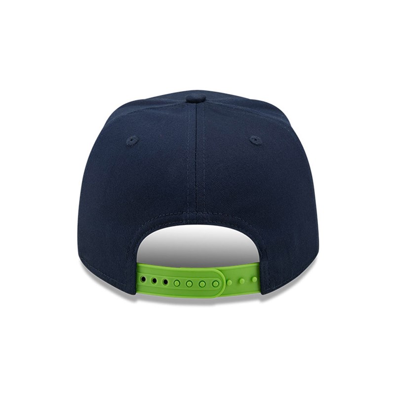 9fifty New Era Seattle Seahawks Wordmark Stretch Snap Gorras Azules | PN2358790