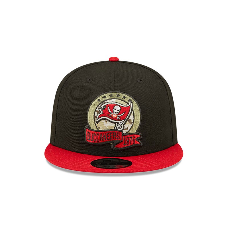 9fifty New Era Tampa Bay Buccaneers NFL Salute To Service Gorras Negros | VL8710359