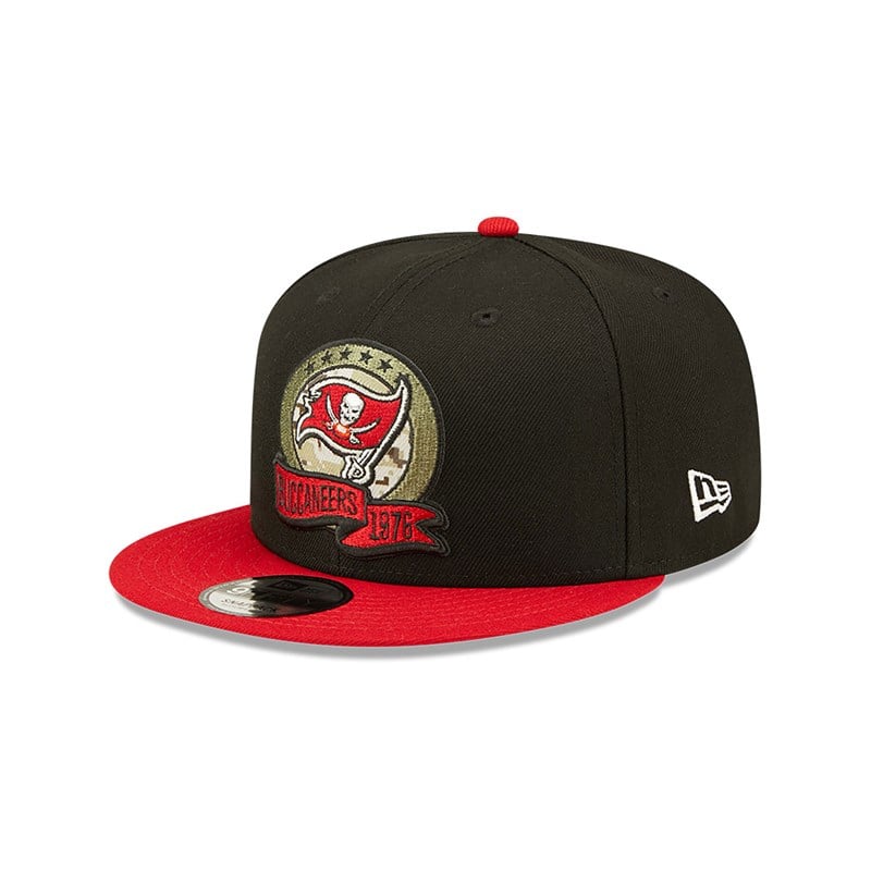 9fifty New Era Tampa Bay Buccaneers NFL Salute To Service Gorras Negros | VL8710359