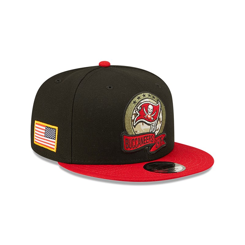 9fifty New Era Tampa Bay Buccaneers NFL Salute To Service Gorras Negros | VL8710359