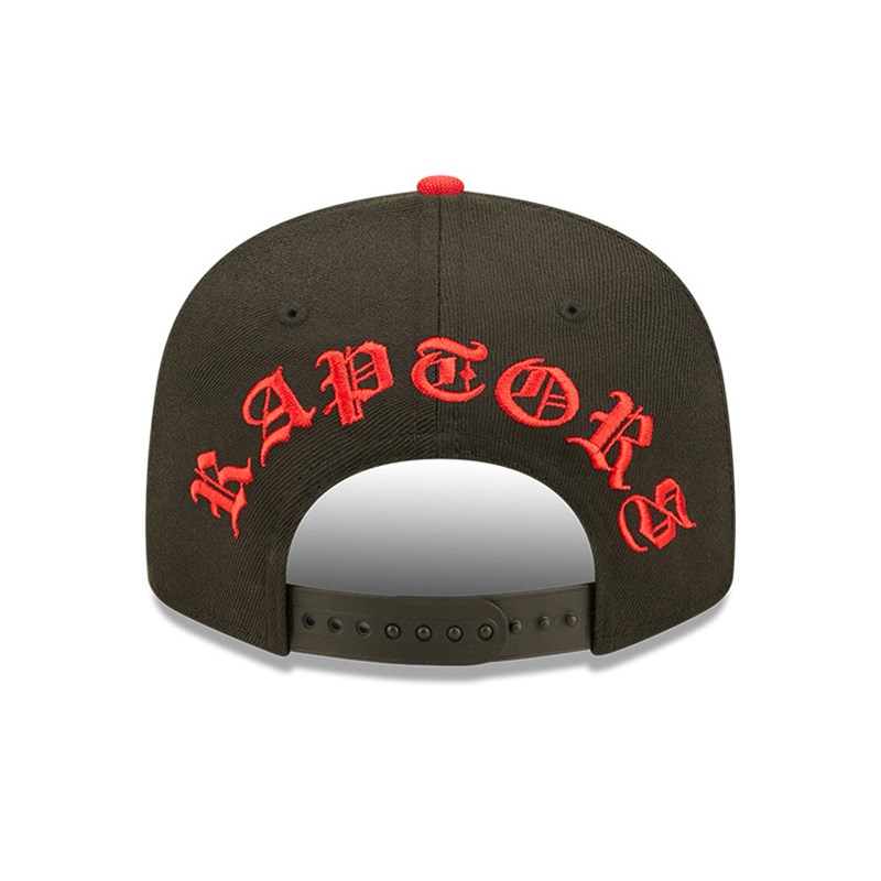 9fifty New Era Toronto Raptors NBA Letter Arch Gorras Negros | UG0857326