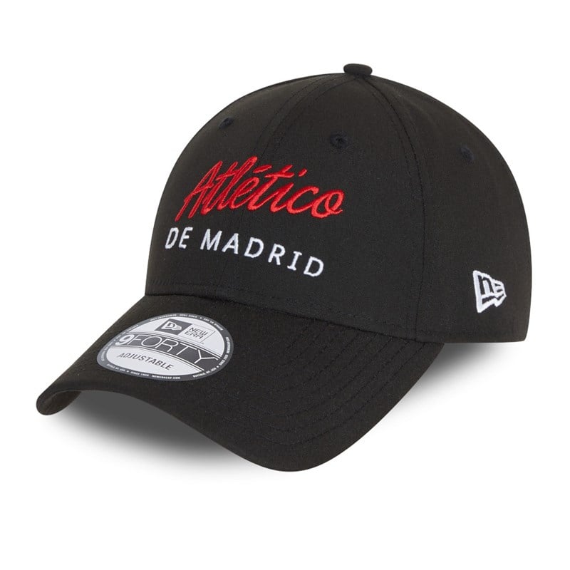 9forty New Era Atletico Madrid Repreve Adjustable Gorras Negros | EN9630512