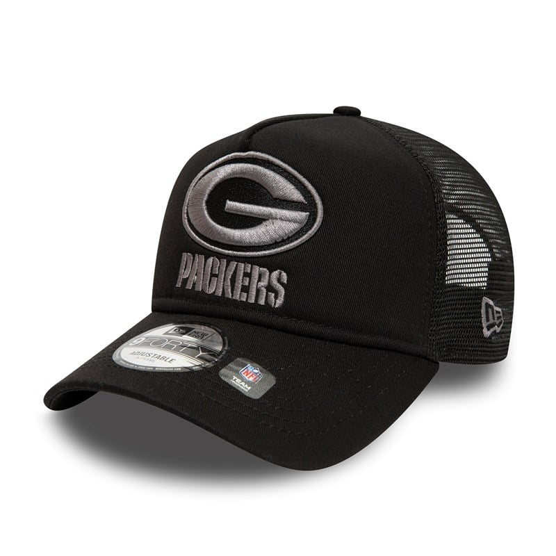 9forty New Era Bay Packers X Alpha Industries A-frame Gorras Negros | HB6931702