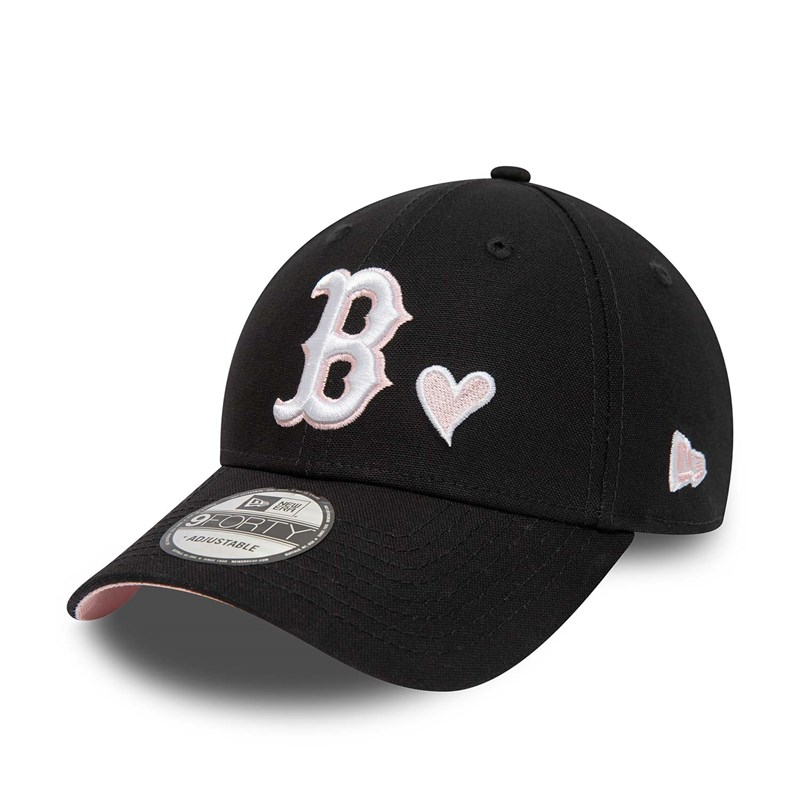 9forty New Era Boston Sox Heart Pack Adjustable Gorras Negros | HK7045629