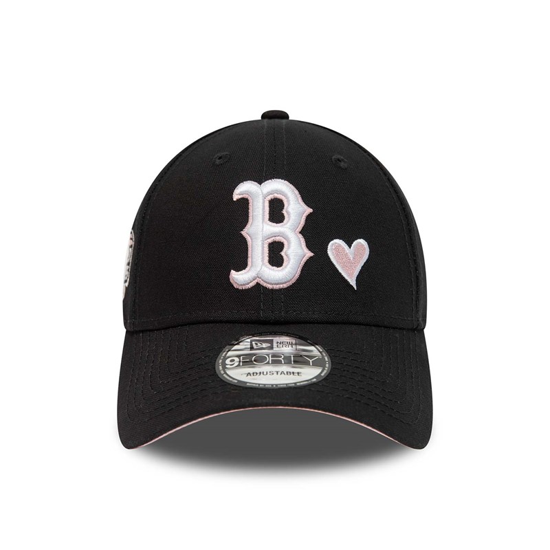 9forty New Era Boston Sox Heart Pack Adjustable Gorras Negros | HK7045629