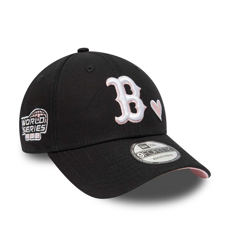 9forty New Era Boston Sox Heart Pack Adjustable Gorras Negros | HK7045629