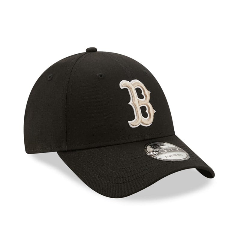 9forty New Era Boston Sox League Essential Adjustable Gorras Negros | NF4795183