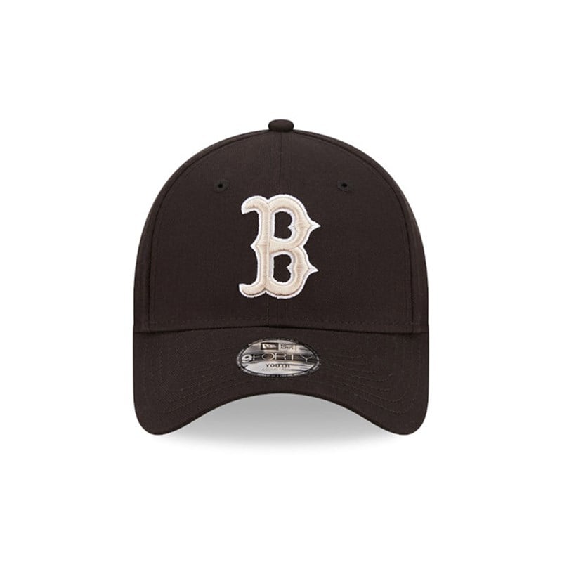 9forty New Era Boston Sox League Essential Kids Adjustable Gorras Negros | VW4360859