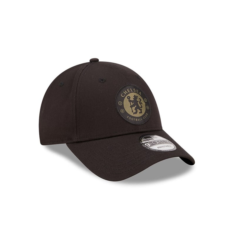 9forty New Era Chelsea Fc Lion Crest Adjustable Gorras Negros | QW4065872