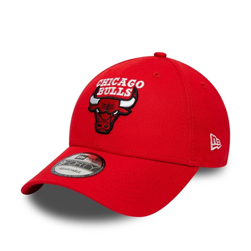 9forty New Era Chicago Bulls NBA Paris Games Adjustable Gorras Rojos | FJ8935071