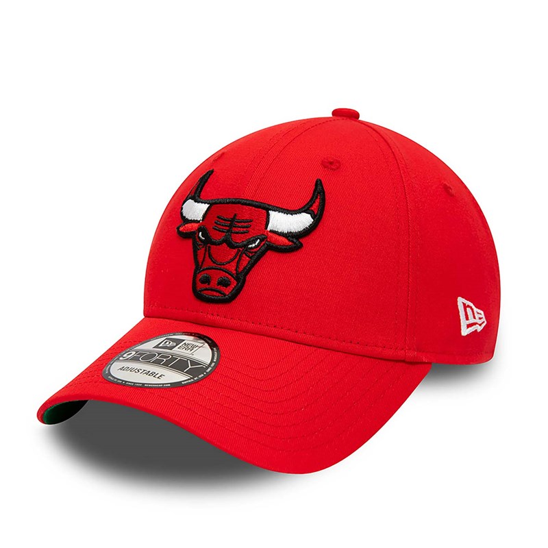 9forty New Era Chicago Bulls Team Side Patch Adjustable Gorras Rojos | MB4795601