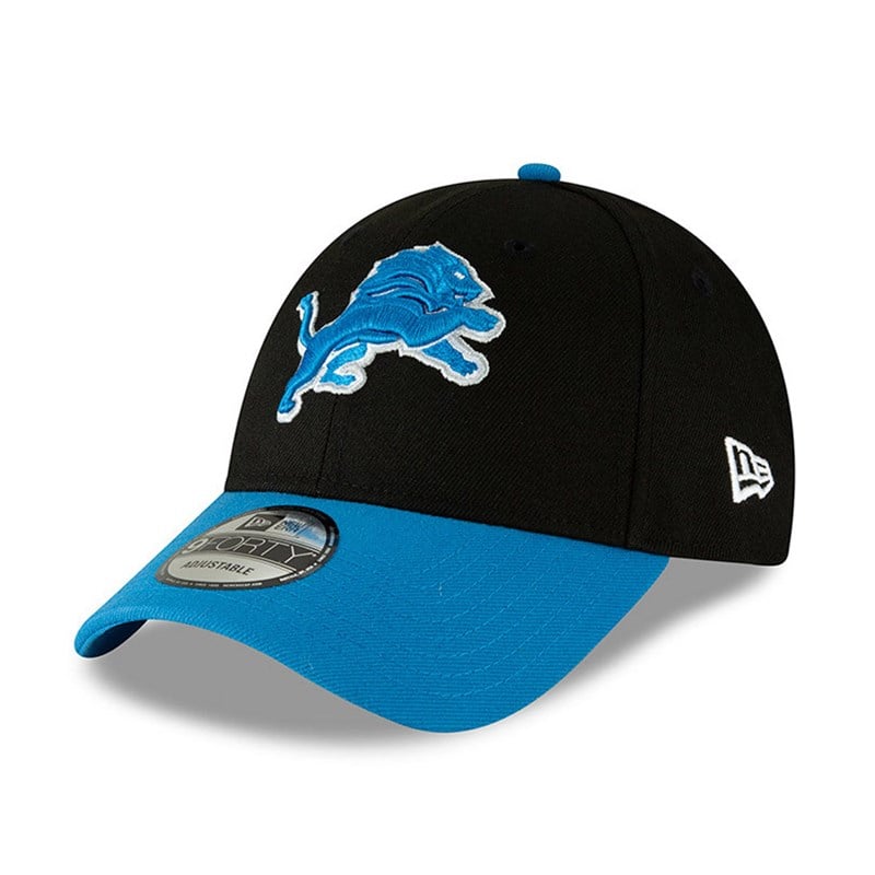 9forty New Era Detroit Lions Contrast Visor The League Gorras Negros | SH0536214