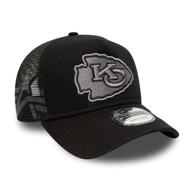 9forty New Era Kansas City Chiefs X Alpha Industries A-frame Gorras Negros | WE3874290