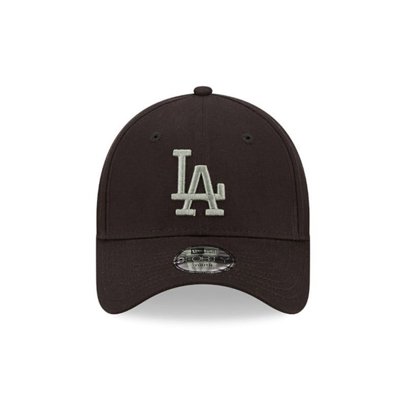 9forty New Era La Dodgers League Essential Kids Adjustable Gorras Negros | LF2938617