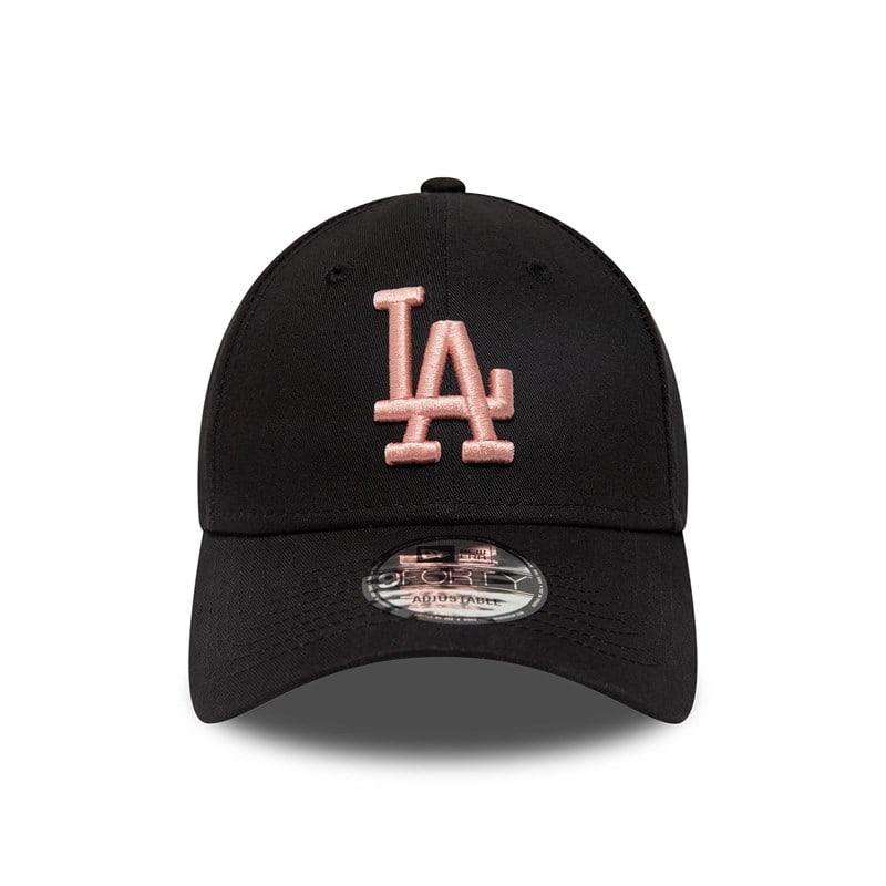 9forty New Era La Dodgers League Essential Adjustable Gorras Negros | ZS1352486