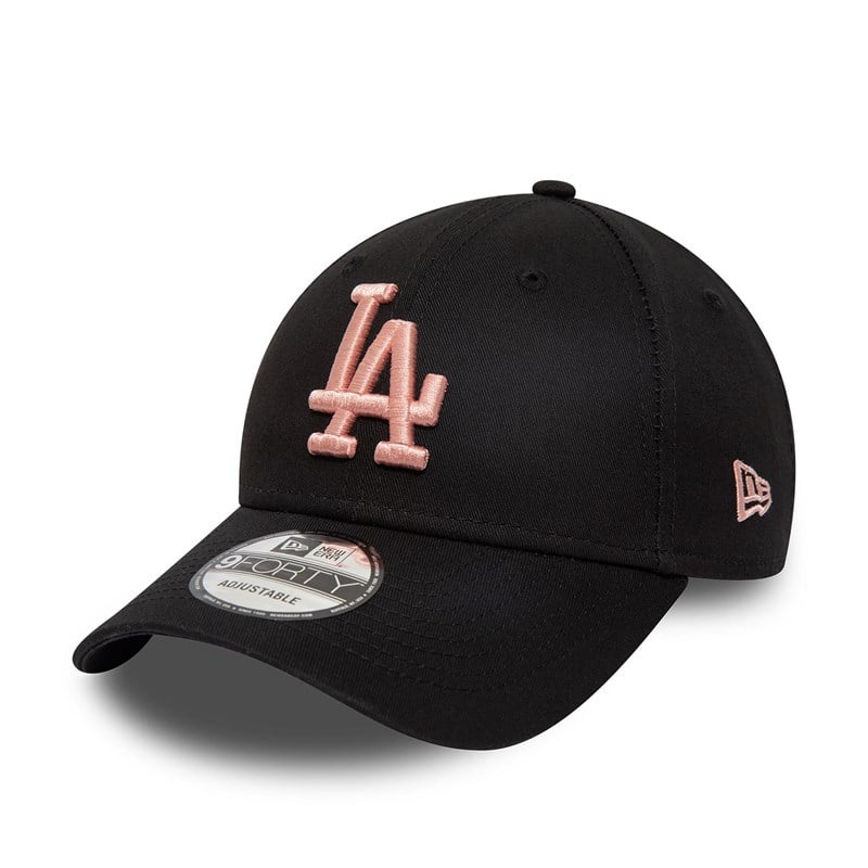 9forty New Era La Dodgers League Essential Adjustable Gorras Negros | ZS1352486