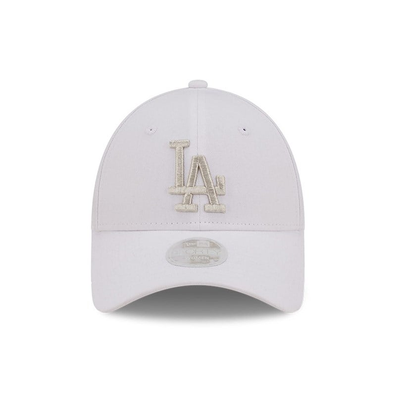 9forty New Era La Dodgers Logo Womens Adjustable Gorras Blancos | NI3418752