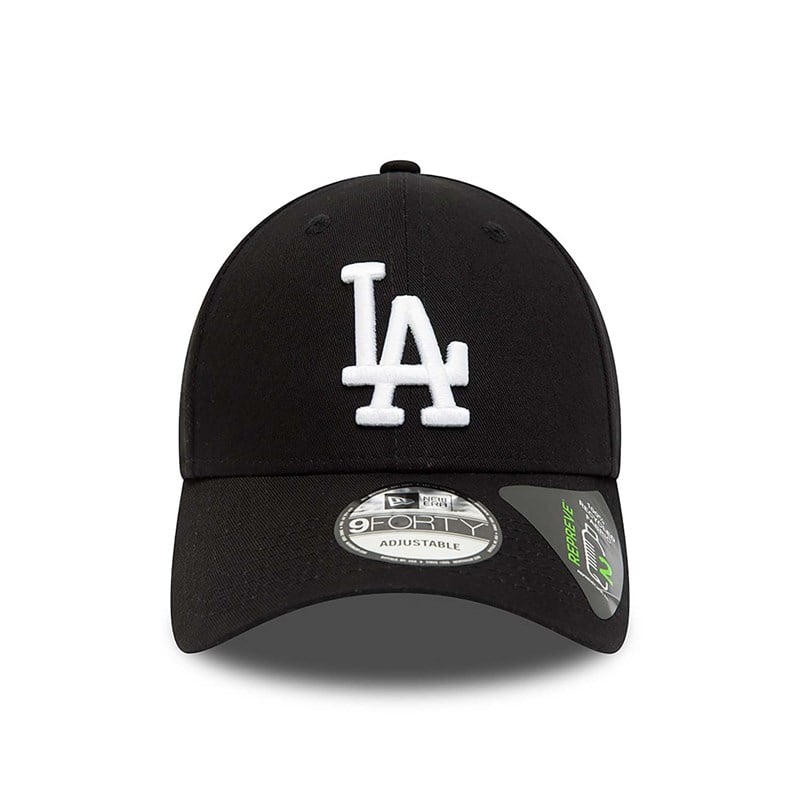 9forty New Era La Dodgers Repreve League Essential Adjustable Gorras Negros | SY4836791