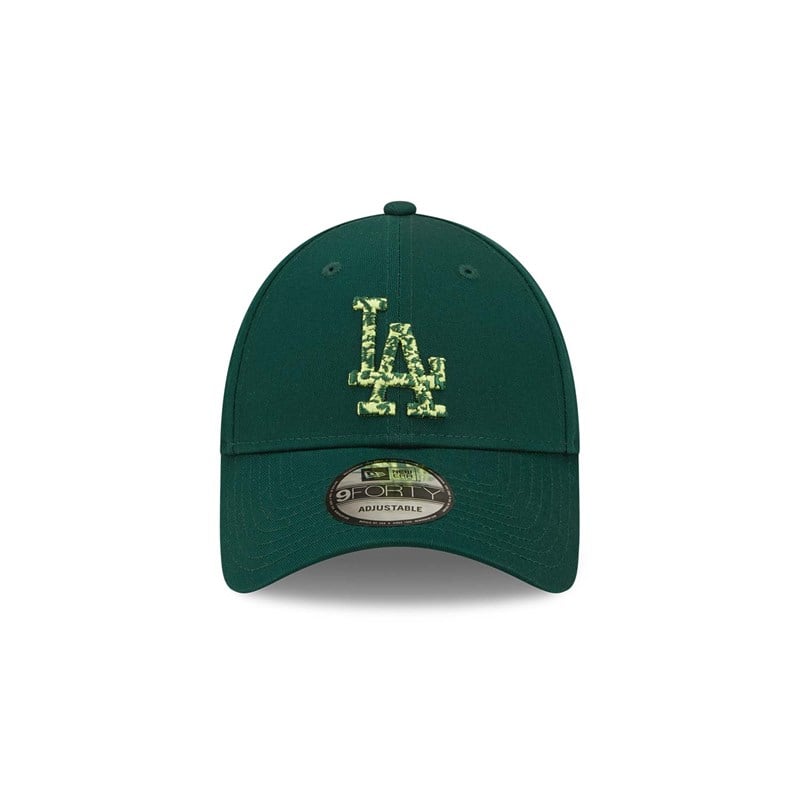 9forty New Era La Dodgers Seasonal Infill 9fofty Adjustable Gorras Verdes | BE5268094