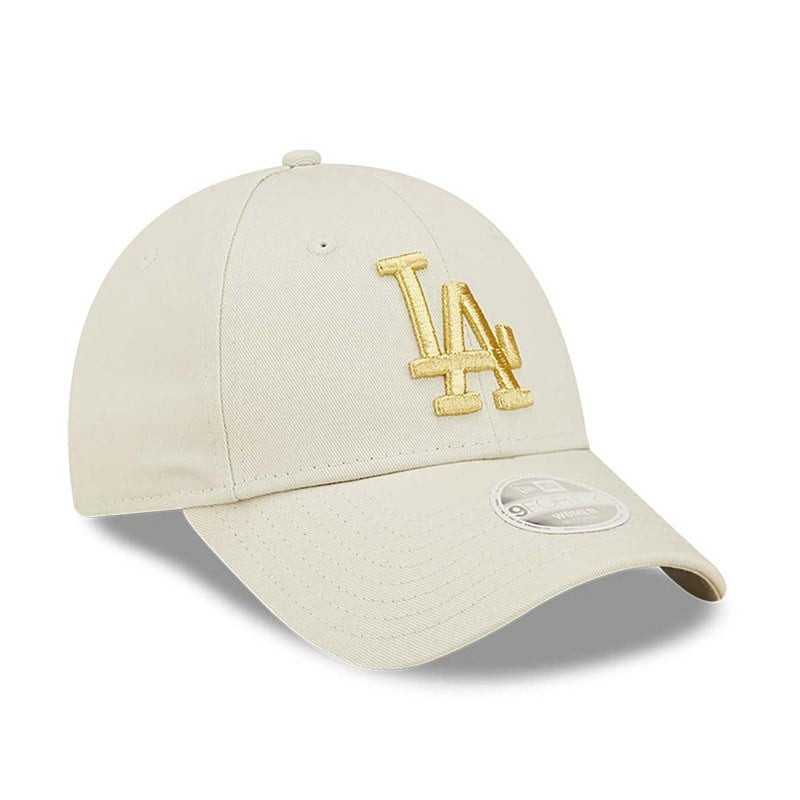 9forty New Era La Dodgers Womens Logo Adjustable Gorras Creme | JC3974580