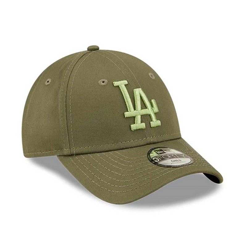 9forty New Era La Dodgers Youth League Essential Adjustable Gorras Verdes | LX2810437