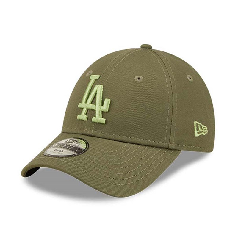 9forty New Era La Dodgers Youth League Essential Adjustable Gorras Verdes | LX2810437