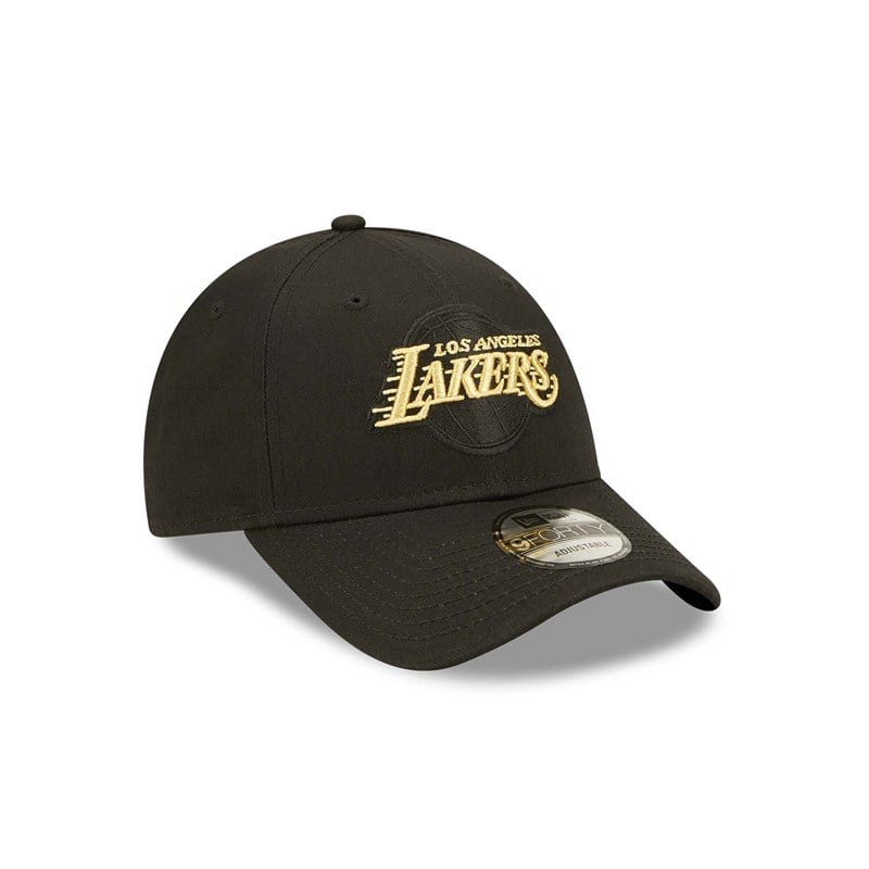 9forty New Era La Lakers Adjustable Gorras Negros | CZ5720318