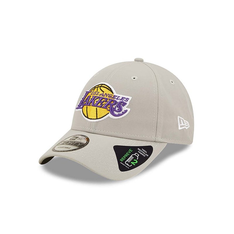 9forty New Era La Lakers Repreve Adjustable Gorras Grises | PI8916324