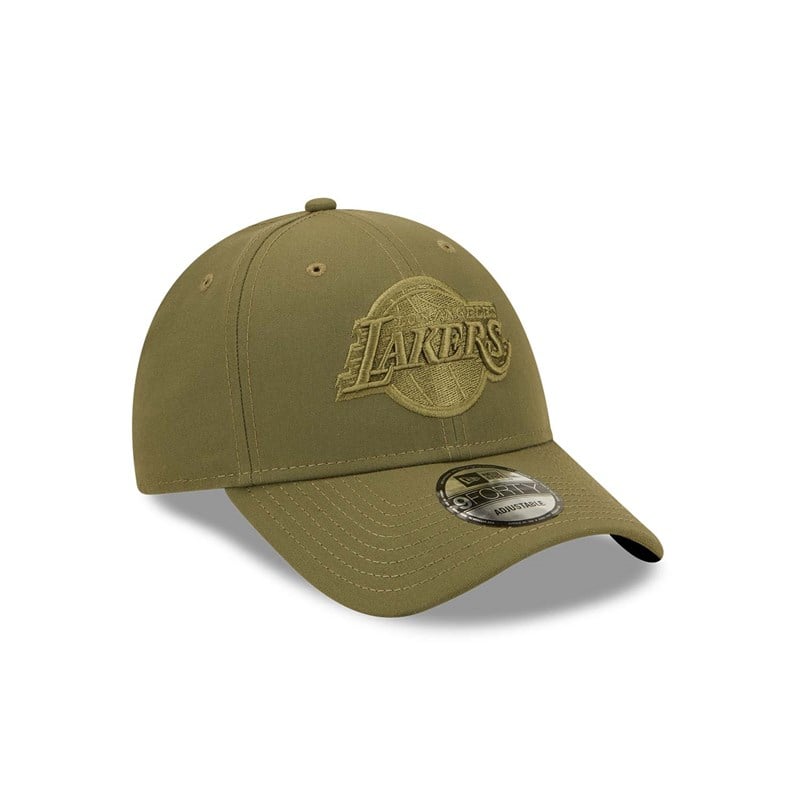 9forty New Era La Lakers Repreve Medium Adjustable Gorras Verdes | MK1894356