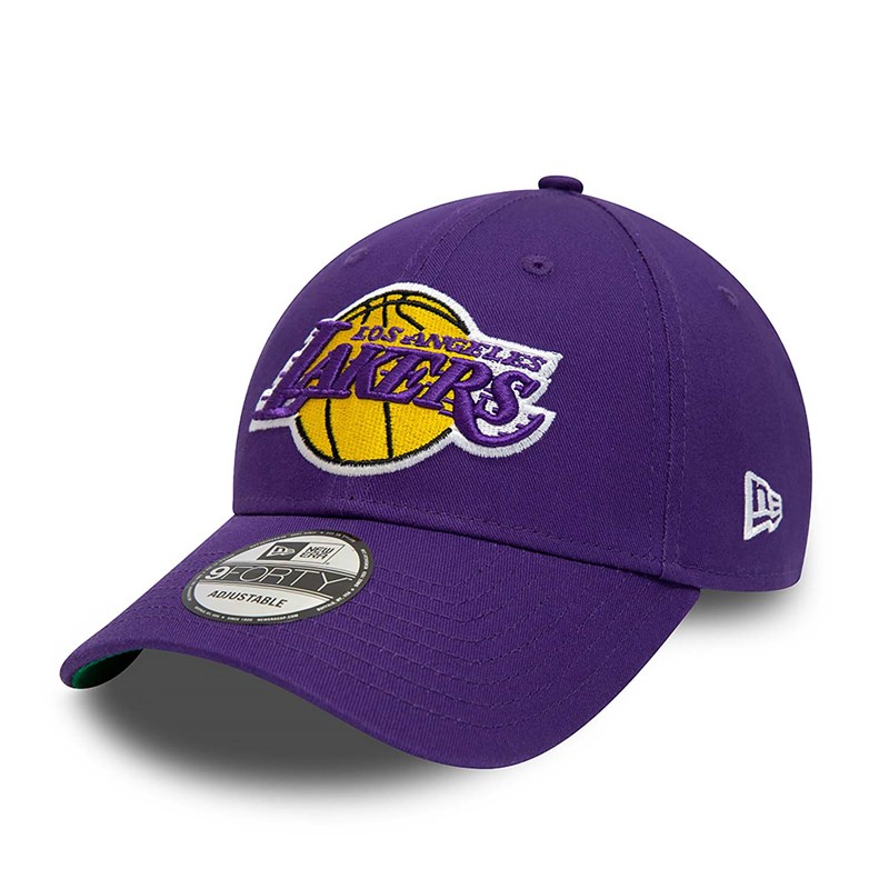 9forty New Era La Lakers Team Side Patch Adjustable Gorras Morados | GQ6805134