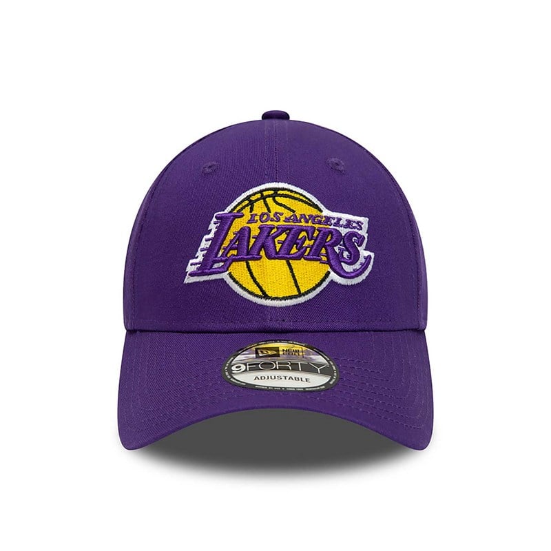 9forty New Era La Lakers Team Side Patch Adjustable Gorras Morados | GQ6805134