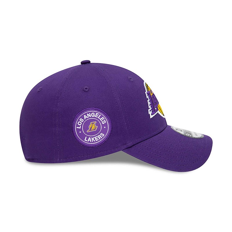 9forty New Era La Lakers Team Side Patch Adjustable Gorras Morados | GQ6805134