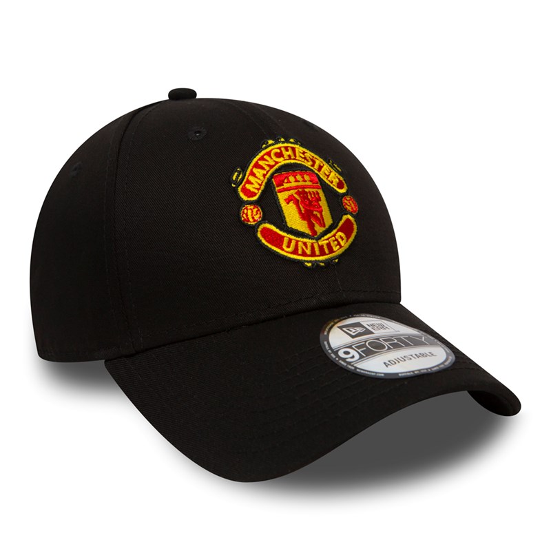 9forty New Era Manchester United Essential Gorras Negros | CW7623851