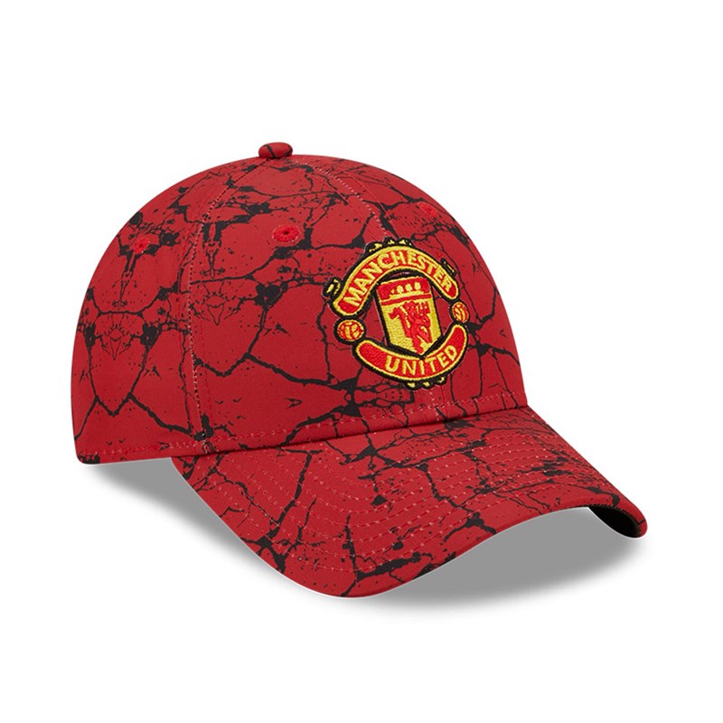 9forty New Era Manchester United Marble Adjustable Gorras Rojos | TK8254901