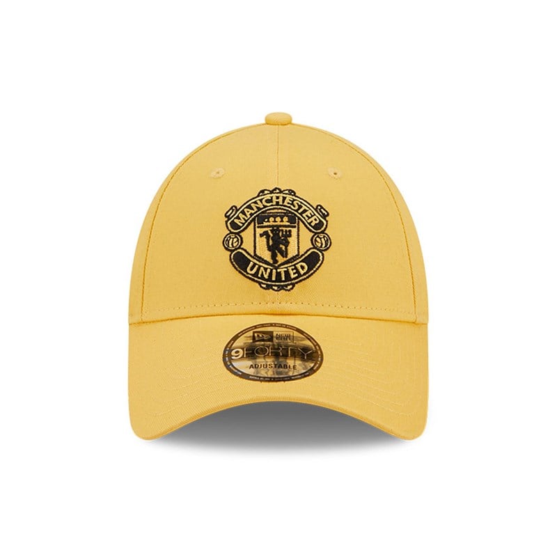 9forty New Era Manchester United Seasonal Adjustable Gorras Amarillos | ZQ7496152