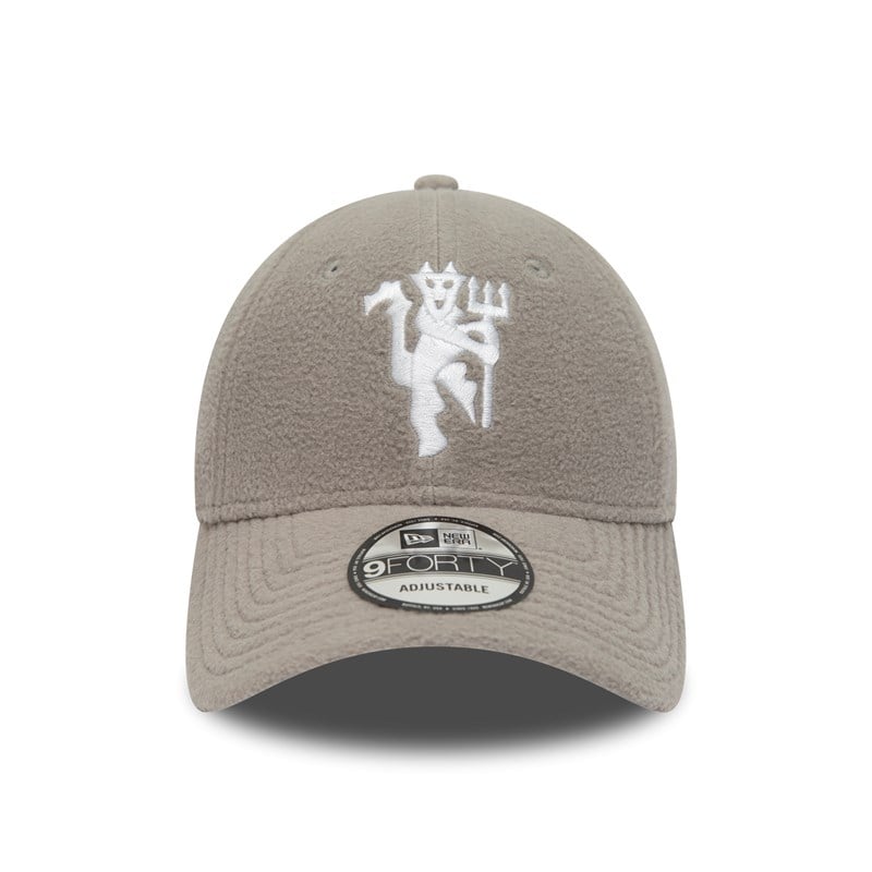 9forty New Era Manchester United Womens Borg Adjustable Gorras Grises | NL7612038