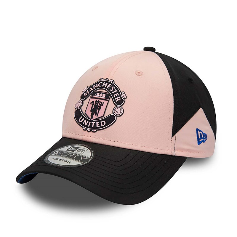 9forty New Era Manchetser United Fc Poly Pastel Adjustable Gorras Rosas | MX3917260