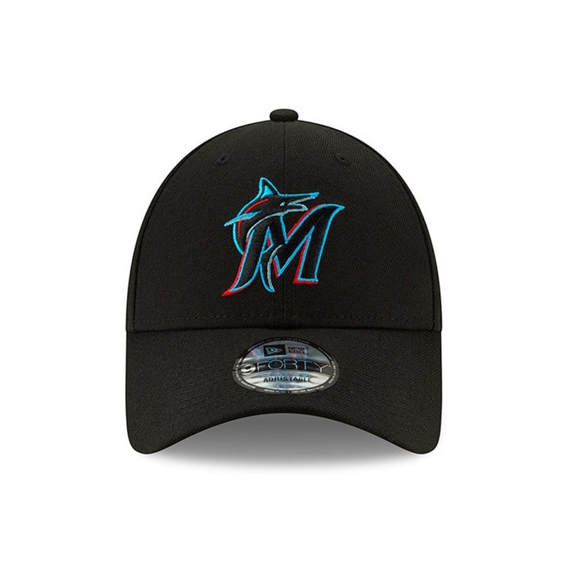 9forty New Era Miami Marlins League Gorras Negros | UF6134798