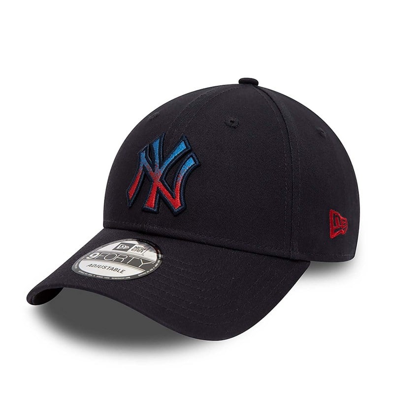 9forty New Era New York Yankees Gradient Infill Adjustable Gorras Azules | CL3509127