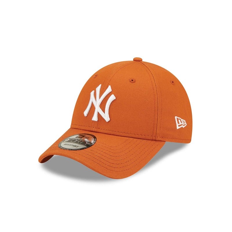 9forty New Era New York Yankees League Essentials Adjustable Gorras Naranjas | HL9408153