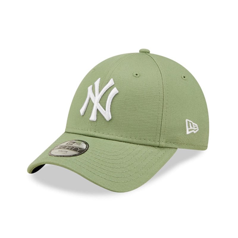 9forty New Era New York Yankees League Essential Kids Adjustable Gorras Verdes | OX3805217