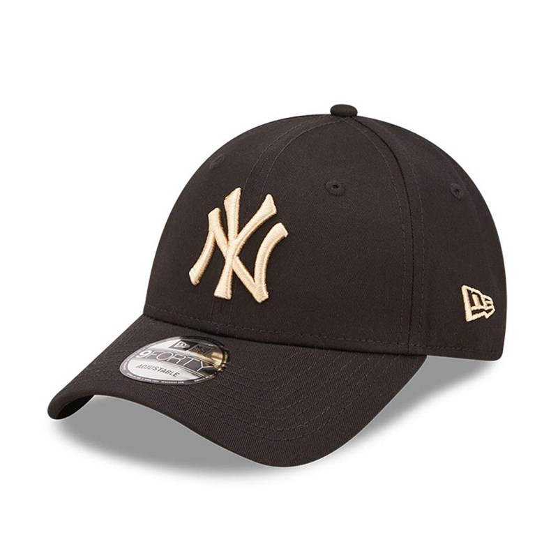 9forty New Era New York Yankees League Essential Adjustable Gorras Negros | WT1362058