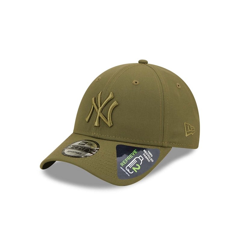 9forty New Era New York Yankees Repreve Medium Adjustable Gorras Verdes | AC3296105